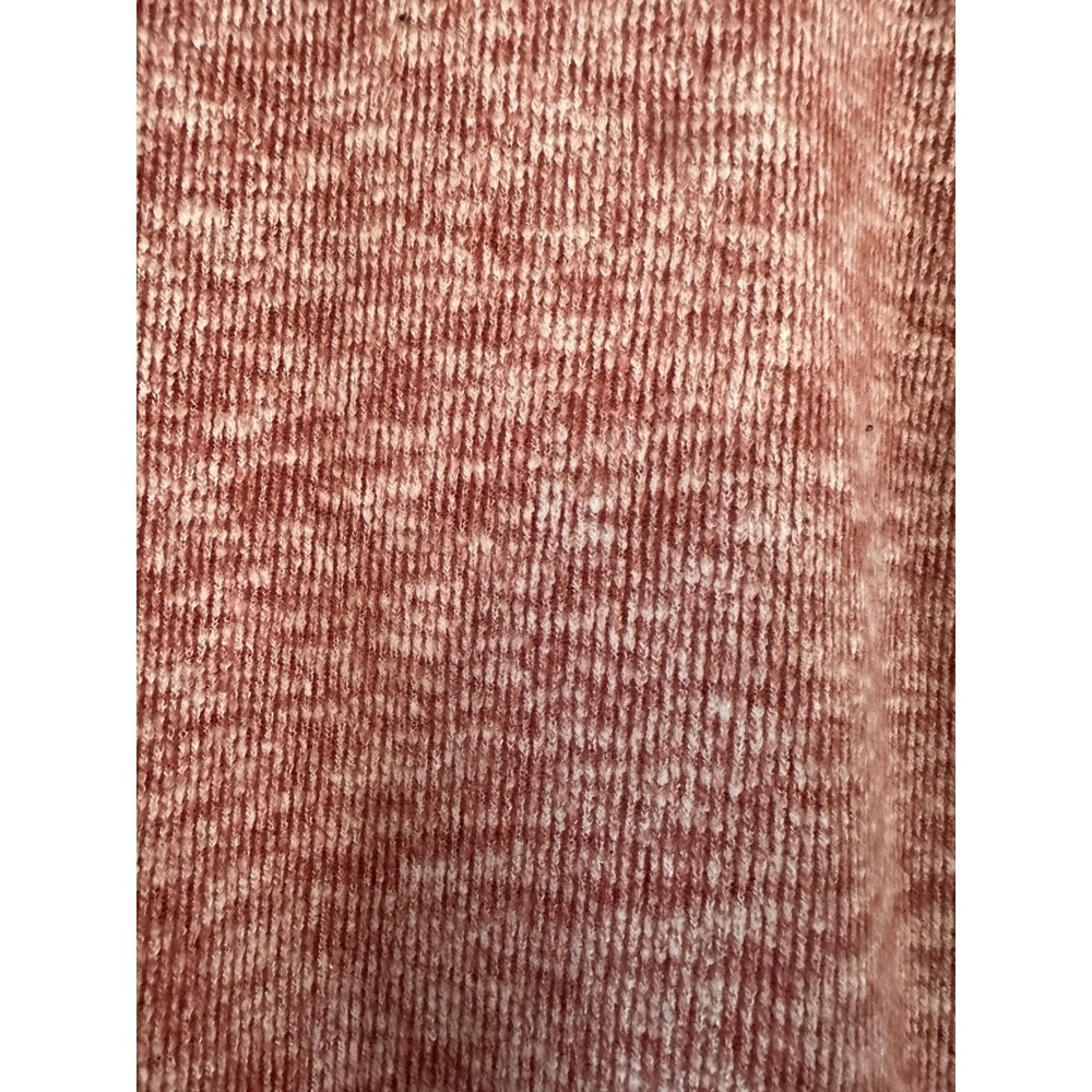 HAYDEN Los Angeles‎ Red White Marled Knit Button Sleeve Sweater Top Women L - Picture 2 of 6